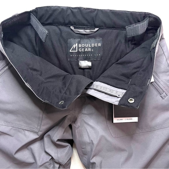 NWT Boulder Gear Cleo Insulated Snow Ski Pants in Gray (Volcanic Glass) - Sz 6 - Picture 5 of 8